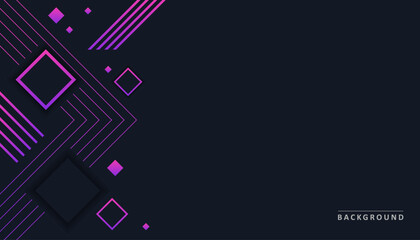 Black Modern Corporate Purple Gradient Lines Background