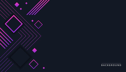 Black Modern Corporate Purple Gradient Lines Background
