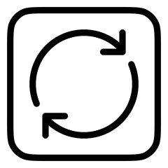 Editable vector sync arrows icon. Part of a big icon set family. Perfect for web and app interfaces, presentations, infographics, etc