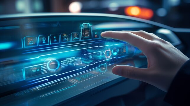 Revolutionizing the Road: Futuristic Augmented Reality Vehicle Dashboard with Holographic Speedometers and Navigation