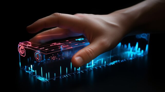 Revolutionizing Personal Insights: Futuristic Smartwatch Unleashes Holographic 3D Graphs for Next-Level Analytics