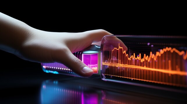 Revolutionizing Personal Insights: Futuristic Smartwatch Unleashes Holographic 3D Graphs for Next-Level Analytics