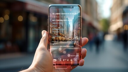 Augmented Reality Unleashed: A Glimpse into the Future with Transparent Phone Technology