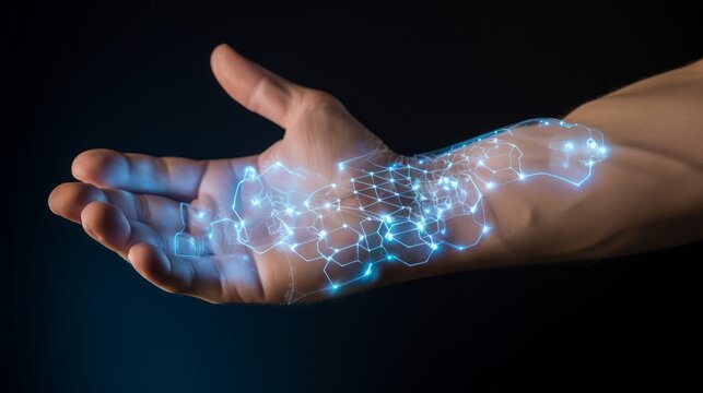 Techno-Touch: Illuminating the Future of Scientific Discovery with Virtual Molecular Manipulation - Powered by Adobe