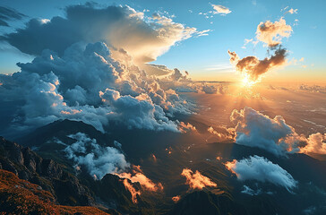 sunrise over the sea