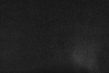 Leather texture. Black background of leather texture