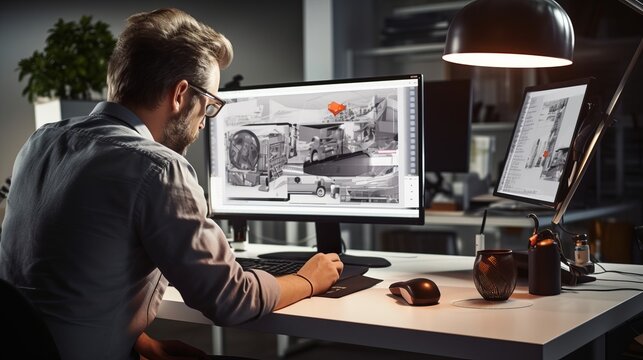 Innovative Industrial Design: Sketching the Future with Digital Precision