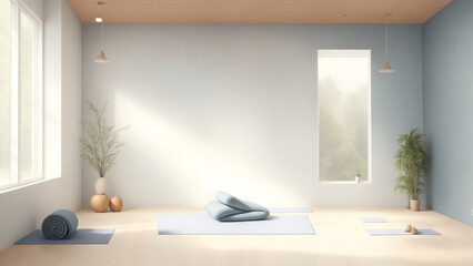 interior of a meditation room