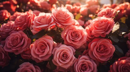 Blooming Splendor: A Breathtaking Tapestry of Daytime Roses