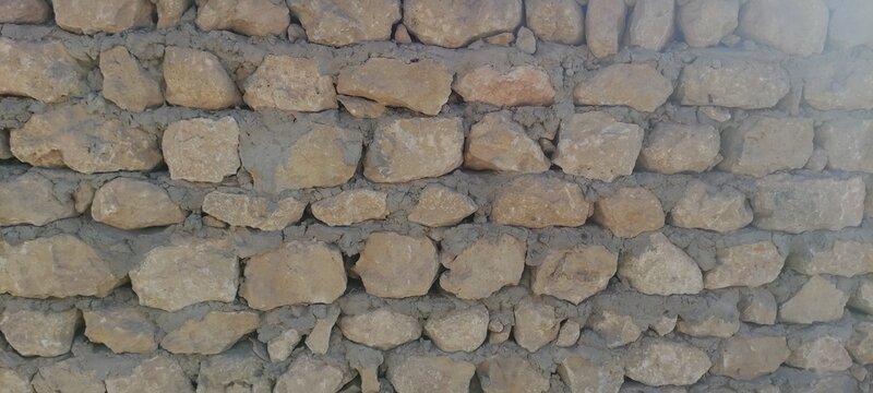 Bricklaying Tunisia. Brick texture photo