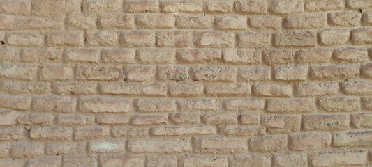 Bricklaying Tunisia. Brick texture photo