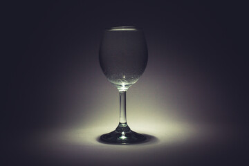 Wine glass, glass goblet