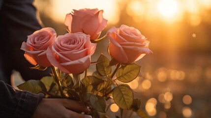 Enchanting Love: Embracing Romance in the Daylight with Roses