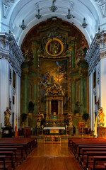 Iglesia de San Ildefonso (Jesuitas) en Toledo, España - obrazy, fototapety, plakaty