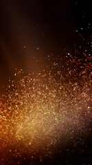 glowing gold silver and brown gradient dust abstract image 