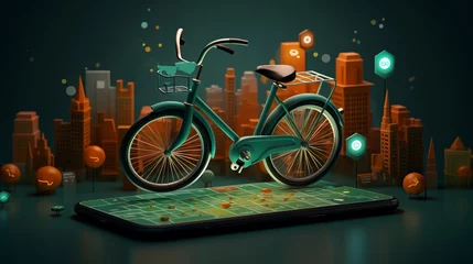 Kussenhoes Urban Exploration: Navigate the City with Bike Share App - Discover the Freedom of Two-Wheeled Adventures! © ASoullife