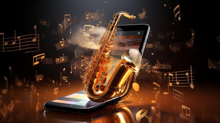 Harmonious Melodies: Immerse in the Soulful Jazz Music Collection with this Captivating Smartphone App