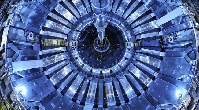 CERN the European Organization for Nuclear Research where the Higgs boson was detected in 2012 in the ATLAS and CMS experiments, conducted with the LHC accelerator