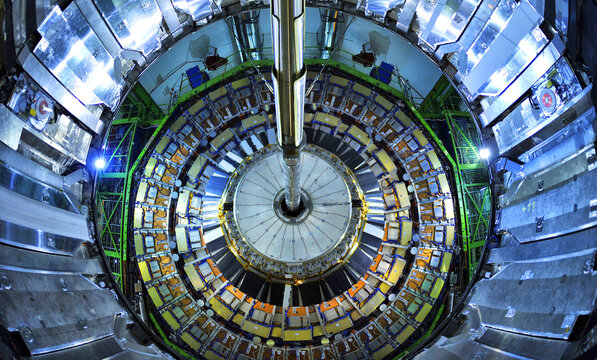 CERN the European Organization for Nuclear Research where the Higgs boson was detected in 2012 in the ATLAS and CMS experiments, conducted with the LHC accelerator