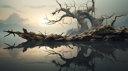 roots theme design illustration