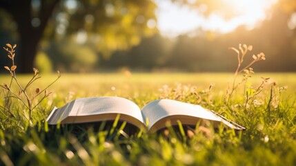Serene Pages: Embrace the Tranquility of Reading in Nature's Embrace