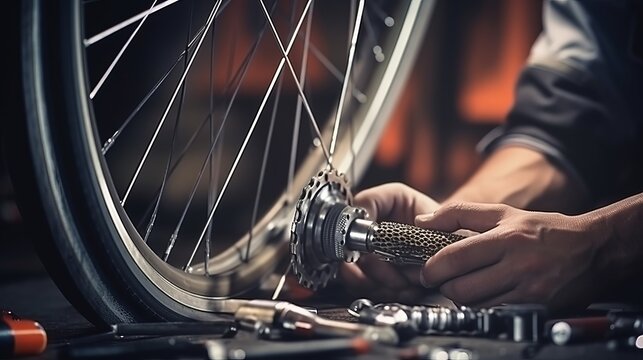 Reviving Rides: Skilled Hands Breathe Life into Bicycle Tires with Precision and Passion