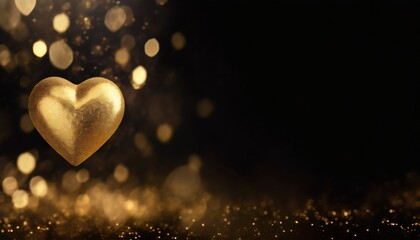 Obraz premium Heart Shaped Bokeh Background
