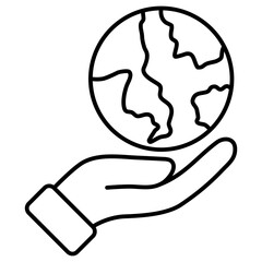 hand save the world