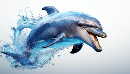 A Dolphin animal - obrazy, fototapety, plakaty
