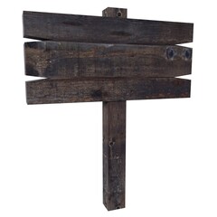 Medieval Sign isolated on white background