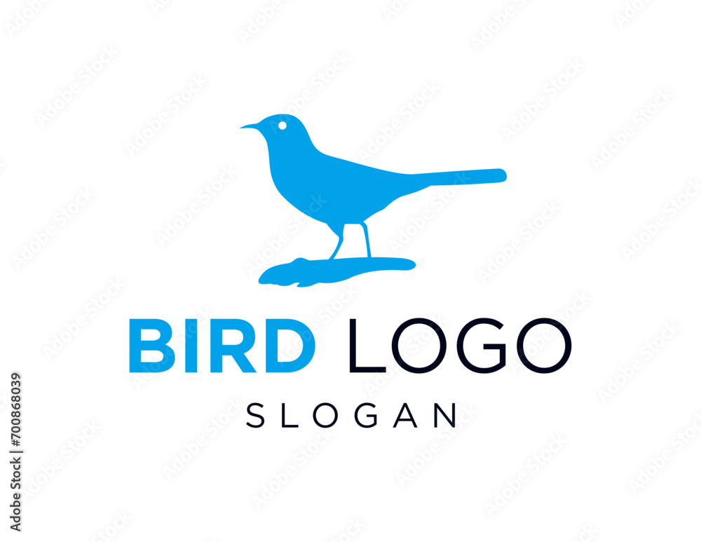Poster the logo design is about bird and was created using the corel draw 2018 application with a white bac