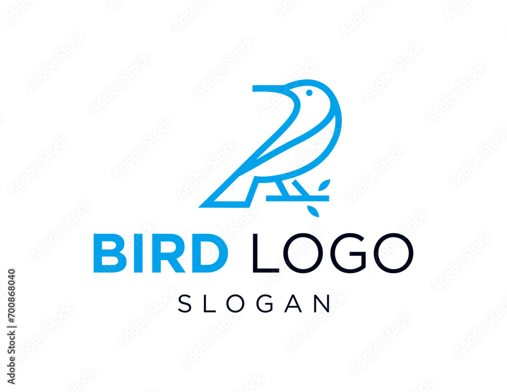 Poster the logo design is about bird and was created using the corel draw 2018 application with a white bac