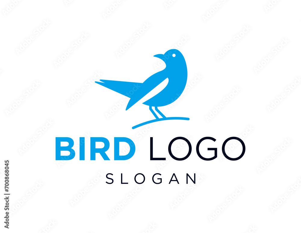 Poster the logo design is about bird and was created using the corel draw 2018 application with a white bac