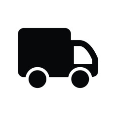 Vehicle truck transportation vector icon