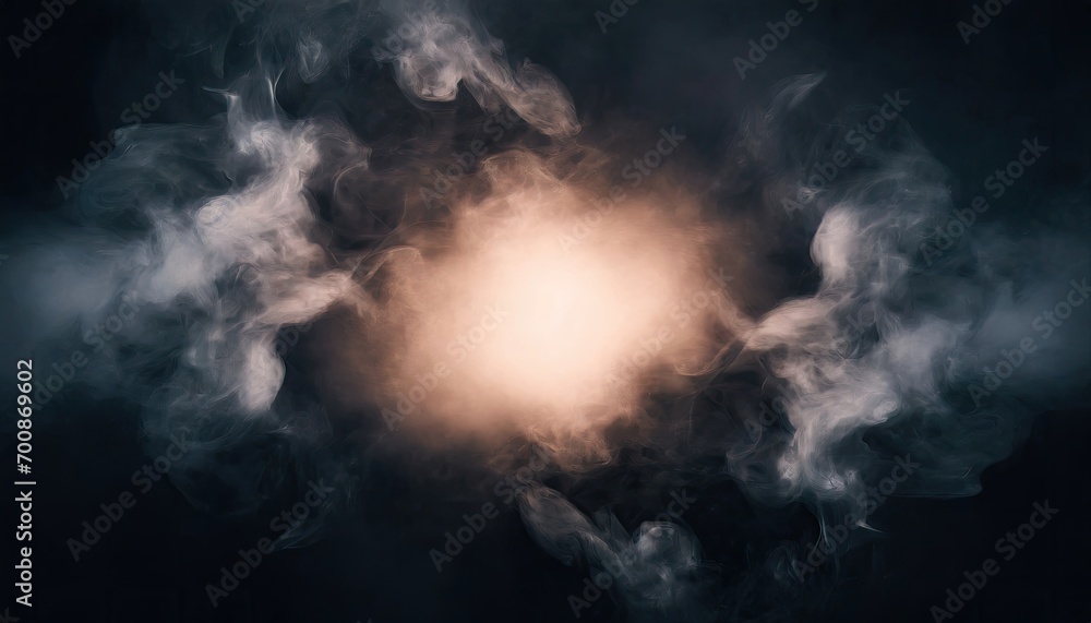 Canvas Prints the smoke in the dark.