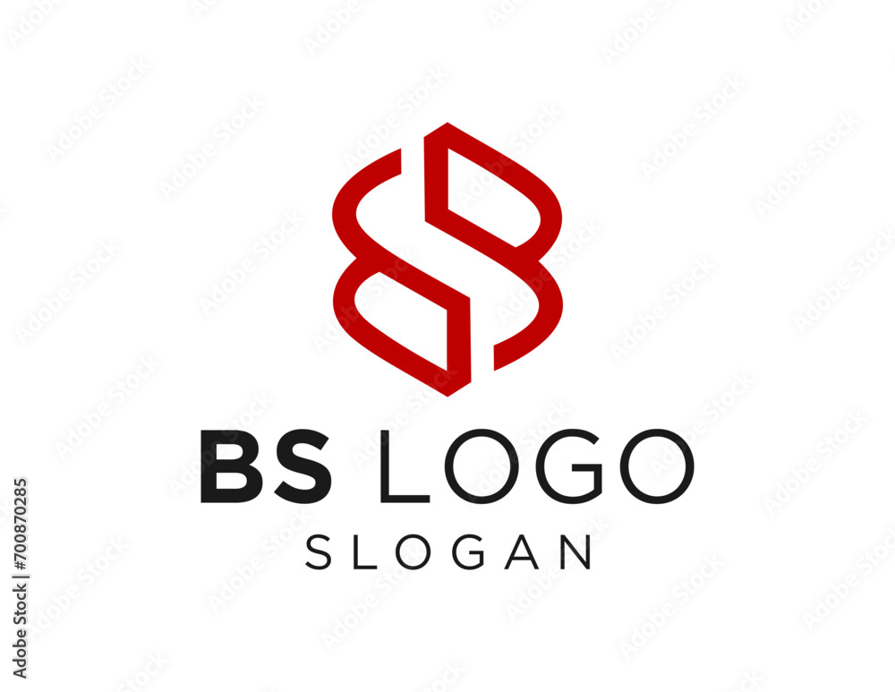 Aufkleber the logo design is about letter bs and was created using the corel draw 2018 application with a whit