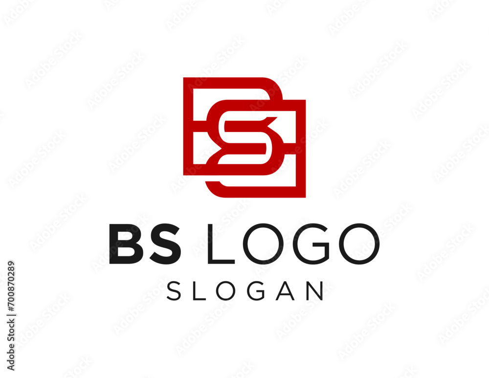 Aufkleber the logo design is about letter bs and was created using the corel draw 2018 application with a whit