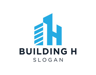 Fototapeta premium The logo design is about Building and was created using the Corel Draw 2018 application with a white background.