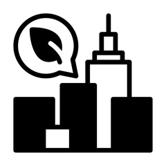 city glyph icon