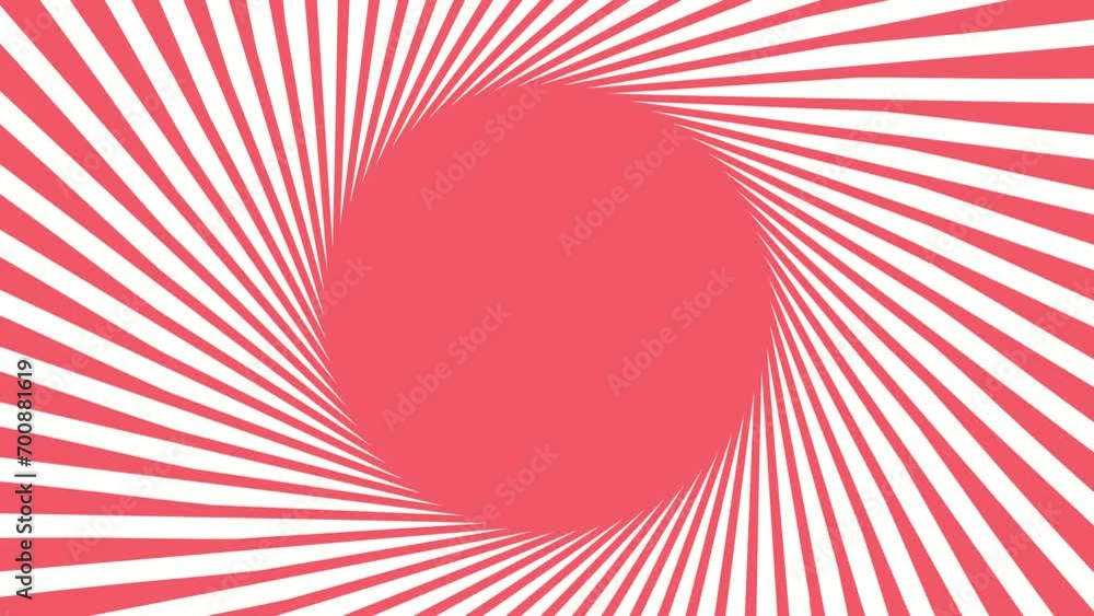 Poster a circular background or video screensaver made of dynamic lines or ribbons. rendering animation. fo