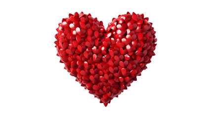 Minimal creative concept of love and romance, Valentine's Day celebration.