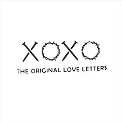 xoxo the original love letter background inspirational positive quotes, motivational, typography, lettering design