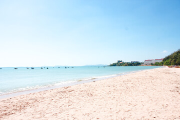 beach and sea in koh larn island, thailand