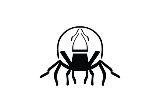 Camel Spider minimal style icon illustration design