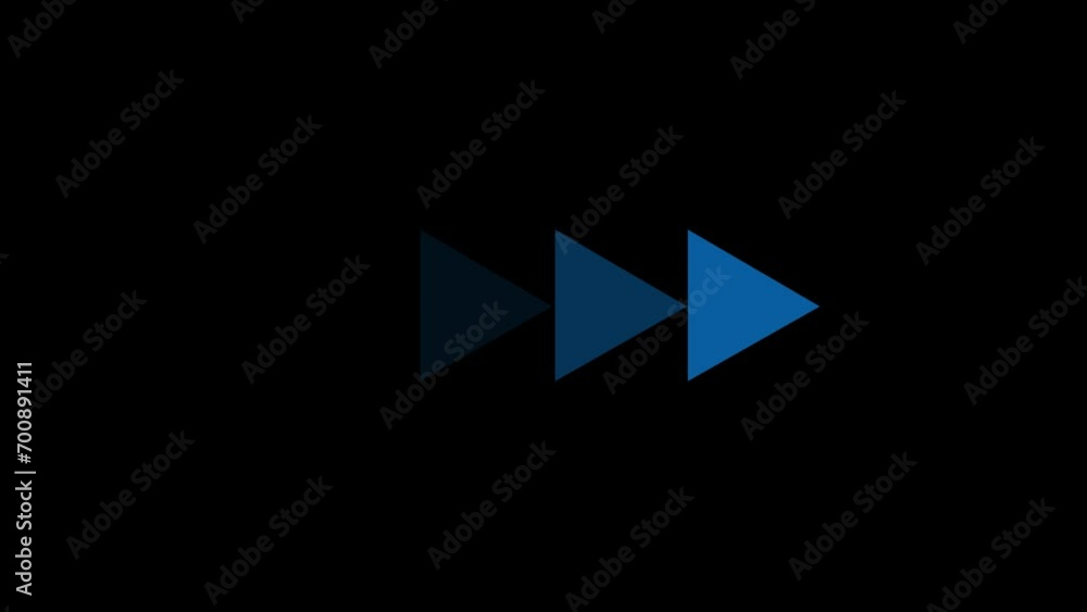 Poster 4k arrow animation. new digital arrow loading animation on black background. motion graphic design. 