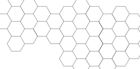 Abstract background with hexagon, modern abstract vector polygonal pattern. Futuristic abstract honeycomb technology white background. Luxury white hexagon pattern.