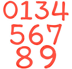 set of numbers for Chinese festival 