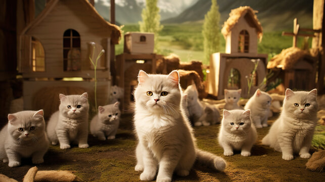 The kitty as a British shorthair breeder.