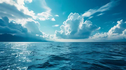 Foto op Canvas 現像的な青空と海 © Rossi0917