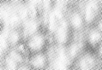 black and white dots, a black and white pattern with a white background for design extra effect  grunge dot effect - obrazy, fototapety, plakaty